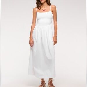 Abercrombie White Maxi Dress